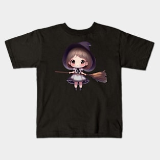 Cute Witch Kids T-Shirt